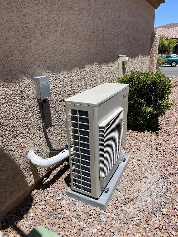 Residential air conditioning condenser unit in Leisure World